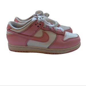 Nike Dunk Low Little Girls Shoes Size 2 youth Pink white FB9108-125 SNEAKERS